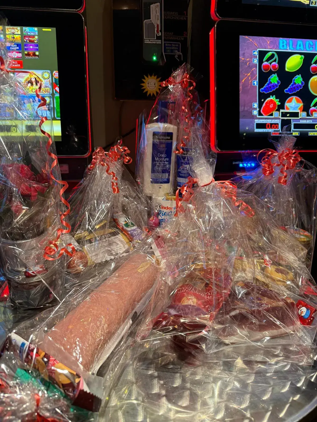 Geschenketisch beim Knobelturnier